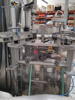 Linha autom�tica para envase de talco em potes Optima