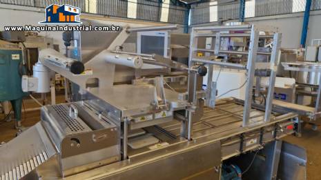 Embaladora termoseladora de bandejas autom�tica inox Multivac