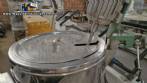 Tanque misturador encamisado em inox eltrico com hlice centrifuga tipo Cowles