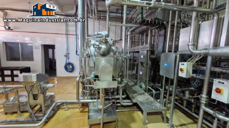 Linha para processamento gel�ias molhos coberturas caldas 450 toneladas