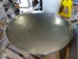 Mesa classificat�ria acumuladora girat�ria em a�o inox 1100 mm