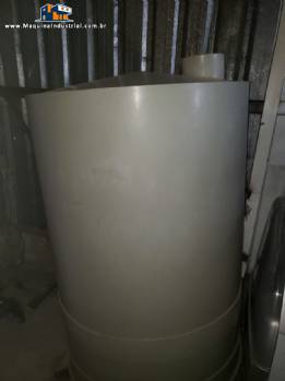Tanque pl�stico industrial de pol�mero polipropileno 2000 L Grabe