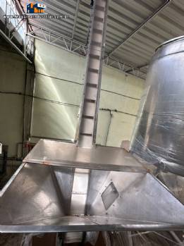 Elevador posicionador alimentador girafa em ao inox de tampas IMSB