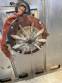 Forno turbo program�vel em a�o inox Pr�tica � g�s