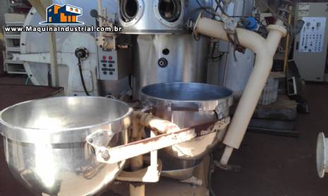 Sistema de cozimento � v�cuo para balas