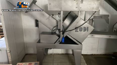 Fatiadora fatiador de frios e queijos industrial Bizerba 300 fatias por minuto