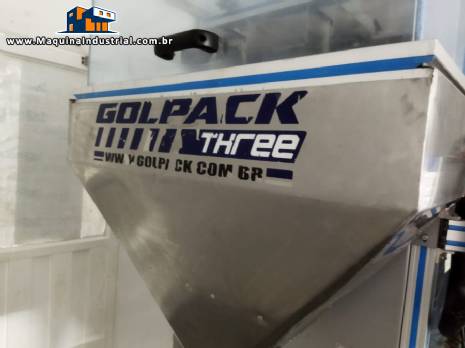 Dosadora pesadora em inox de gr�os e p�s Golpack