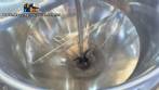 M�quina para produzir pipoca gourmet caramelizada com misturador com aquecimento � g�s