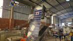 Alimentador posicionador abastecedor vibrat�rio em a�o inox de tampas Norma
