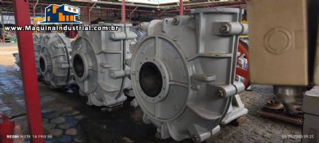 Bomba centr�fuga para polpas abrasivas min�rios areia Weir Warman