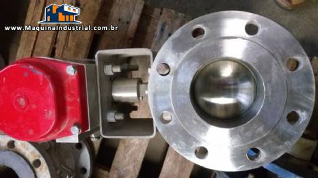 V�lvulas com atuadores pneum�ticos Flow Tek Bray