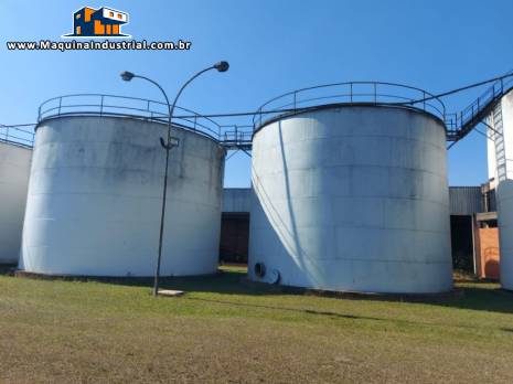 Tanque de armazenamento em ao carbono 600 mil litros