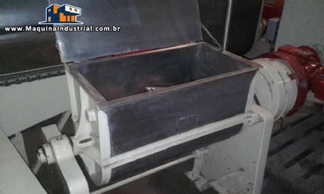 Misturador sigma em a�o inox para 80 litros