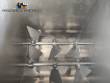 Misturador de p�s interno em a�o inox com 2 eixos 350 litros