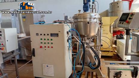 Processador de alimentos  vacuo 160 L inox Incal
