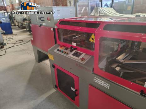 Seladora em L autom�tica com t�nel de encolhimento shrink Sunnyvale LA-6000CS