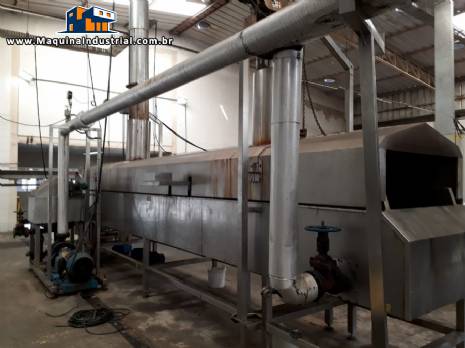 Linha cont�nua para batata chips e palha MCI 600 kg