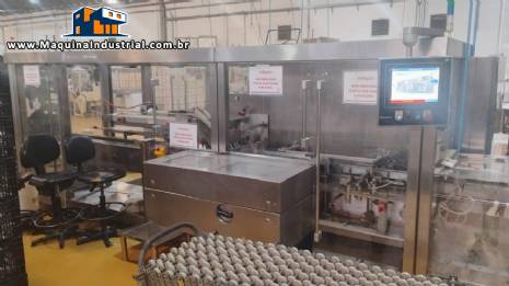 Encartuchadeira horizontal cont�nua Fabrima CPF coleiro Nordson