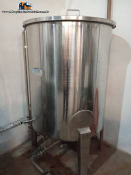 Tanque de armazenamento em inox 1.000 litros Zegla