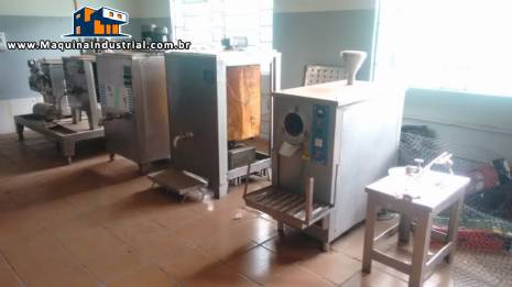 Linha para produ��o de sorvete de massa R.Camargo