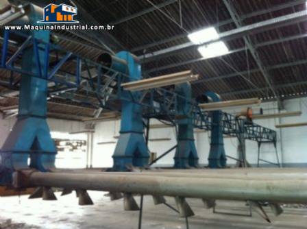 T�nel de aquecimento com calorificos