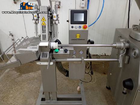 Clipadora dupla autom�tica em  inox para embutidos Lorenzo Barroso