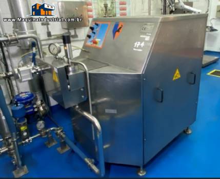 Homogeneizador de alta press�o em a�o inox Niro Soavi GEA
