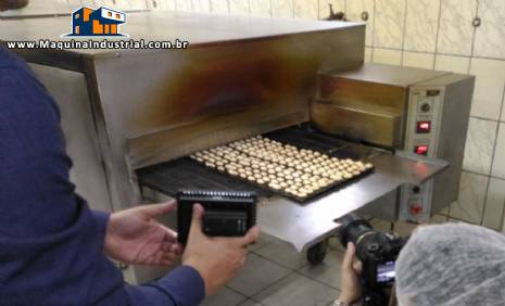 Fornos continuo 4 metros � g�s JJAC