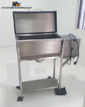 Misturador ribbon blender em inox para p�s 50 litros