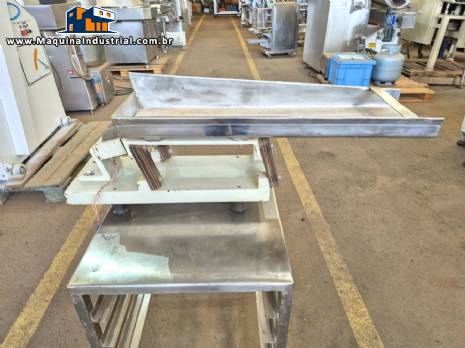 Calha vibrat�ria para balan�a multicabe�as