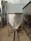 Silo de armazenamento ensacadeira em inox com rosca transportadora sa�da 1000 litros