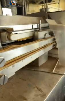 Embutideira Handtmann VF 520 e retorcedor Handtmann 242 com ganchos suspens�o completa