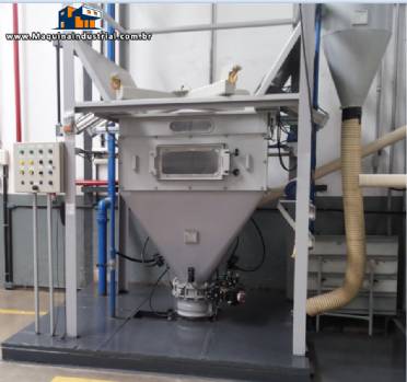 Sistema de pesagem e mistura Dynamic Air para p granulado