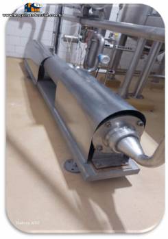 Bomba positiva helicoidal em ao inox 316 Netzsch 9,46 m / h