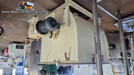 Concha de homogeneização em aço carbono