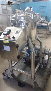 Tanque reator de press�o inox 316 L 50 L Pharmainox