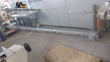 Duas roscas transportadoras em a�o inox com 5 metros