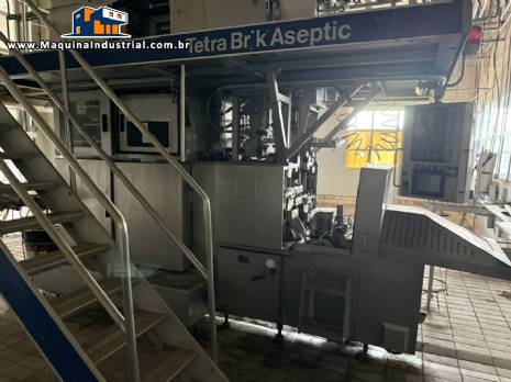 Envasadora asséptica Tetra Pak TBA 8 para embalagens cartonadas Tetra Brik Envasadora asséptica Tetra Pak TBA 8 para embalagens cartonadas Tetra Brik
