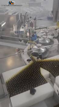 Rotuladora para frasco ampola injetável gotas 24.000 frascos hora Bausch ano 2026 Rotuladora para frasco ampola injetável gotas 24.000 frascos hora Bausch ano 2026