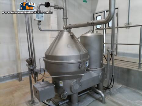 Separadora centrífuga degerminadora bactofuga para leite GEA Westfalia 30.000 litros / hora Separadora centrífuga degerminadora bactofuga para leite GEA Westfalia 30.000 litros / hora