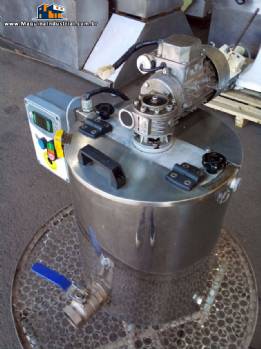 Tanque encamisado para derretimento chocolate Vonin 30 kg Tanque encamisado para derretimento chocolate Vonin 30 kg