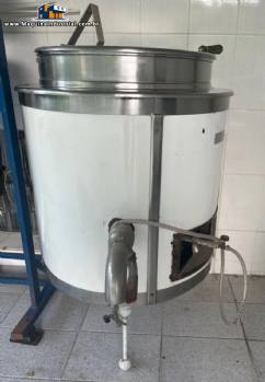 Tanque tacho encamisado cozinhador em aço inox 100 litros Tanque tacho encamisado cozinhador em aço inox 100 litros