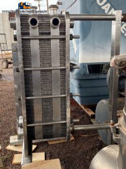 Trocador de calor por placas em inox Brasholanda Trocador de calor por placas em inox Brasholanda